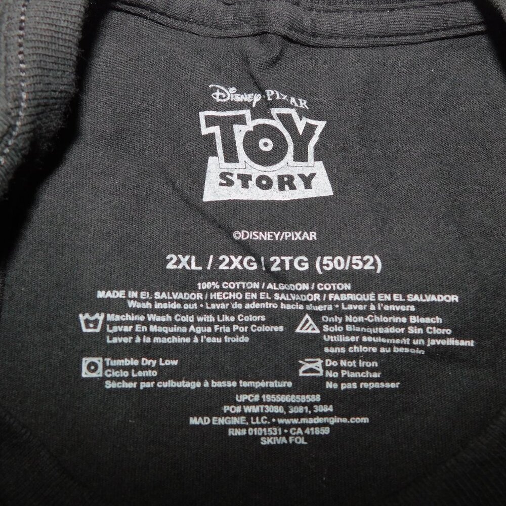 Disney Toy Story 3 eyed Aliens I HAVE BEEN CHOSEN Mens 2XL Black Graphic Shirt - Picture 3 of 5